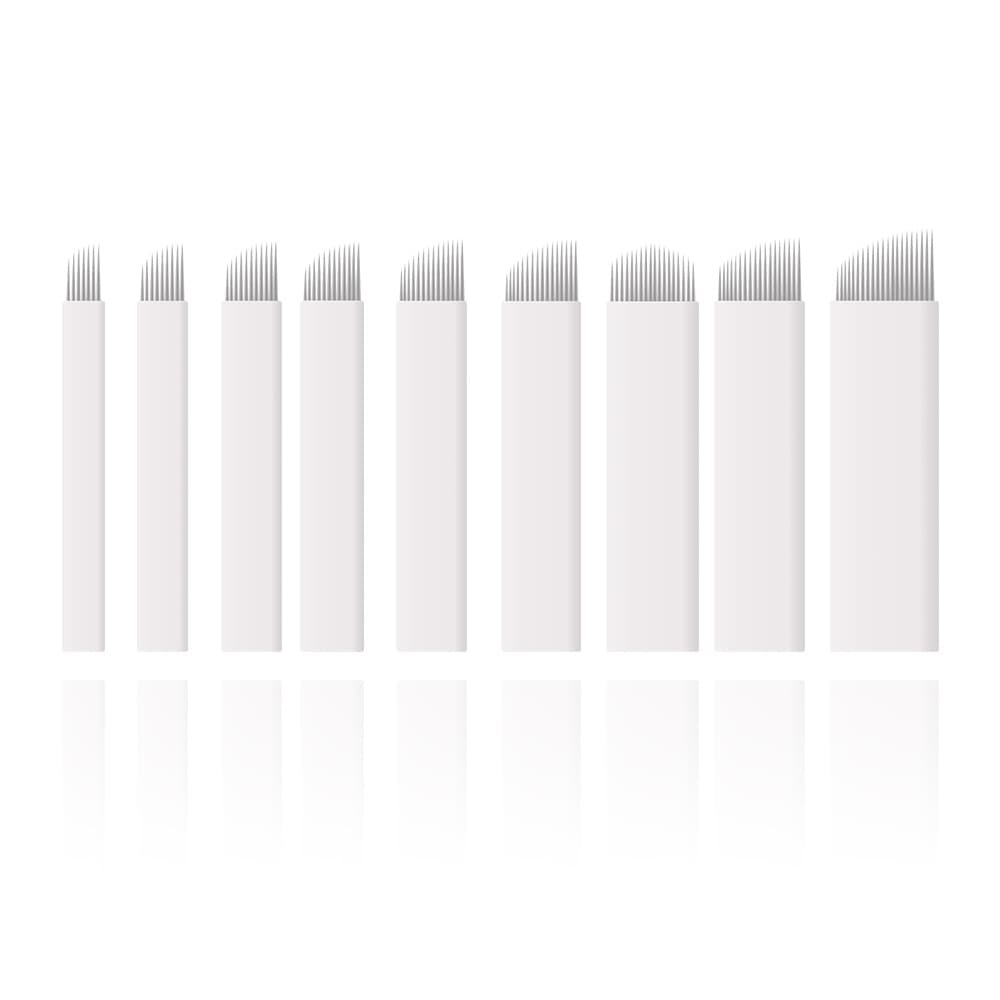 0.2mm microblading needles for white skin, specially supplied for export; eyebrow embroidery blades.