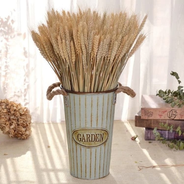 Factory direct sales of opening barley dried flowers, wheat dried flowers, Mother's Day gift, real wheat dried flowers bouquet, immortal flowers