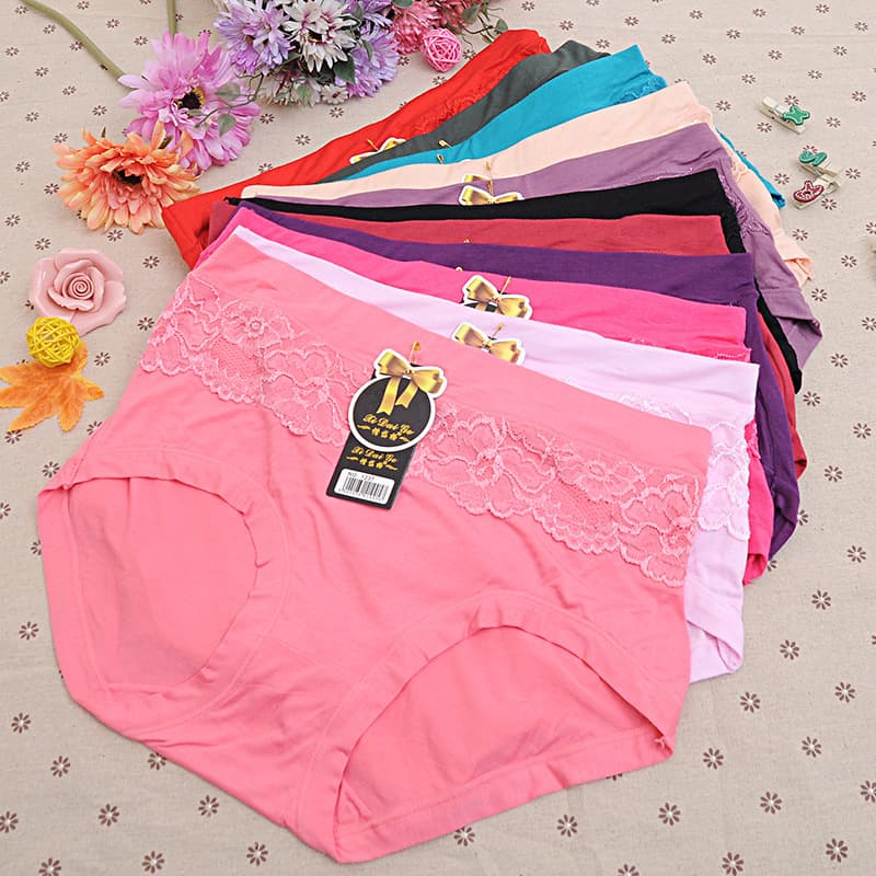Women's Modal Class A Underwear Plus Size Briefs Middle-Aged and Elderly Mother Shorts