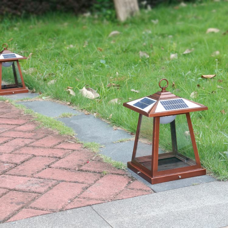 Banyue Pavilion Chinese-style solar wall light remote control solar lawn light solar ground light factory wholesale