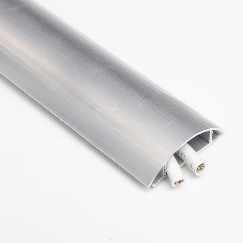 Factory Custom Metal Surface-Mounted Raceway Aluminum Semi-Circular Floor Raceway No. 3-12 Aluminum Alloy Cable Routing Tray