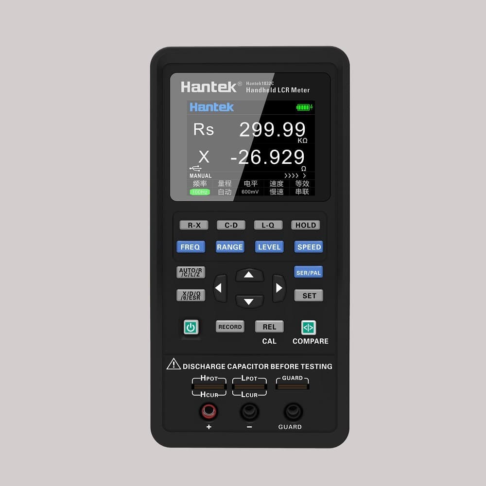 Qingdao Hantek Handheld LCR Digital Bridge Hantek1832C/1833C High Precision Resistance Capacitance Measurement