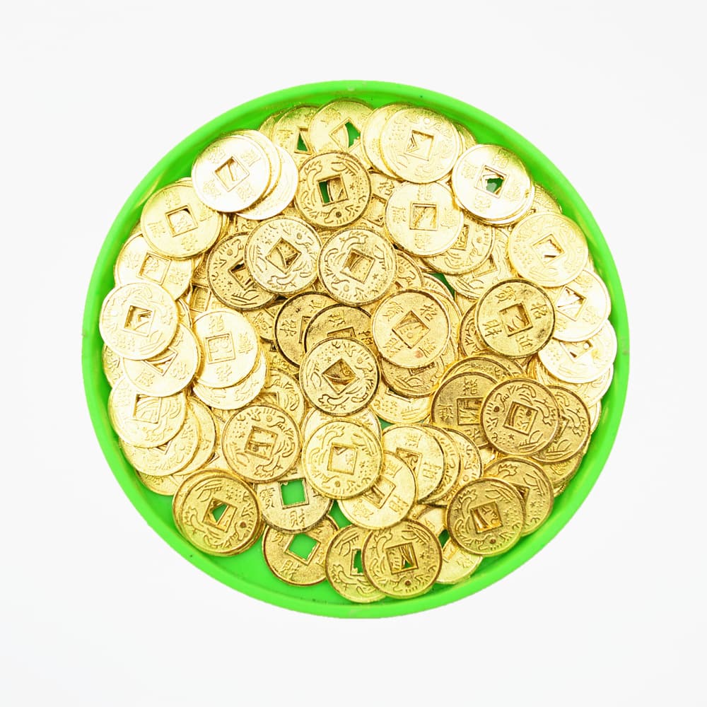 DIY Phone Case, Money Tree, 1.4cm Treasure-Inviting Copper Coins, Resin Craft Accessories [Small Quantity Wholesale]