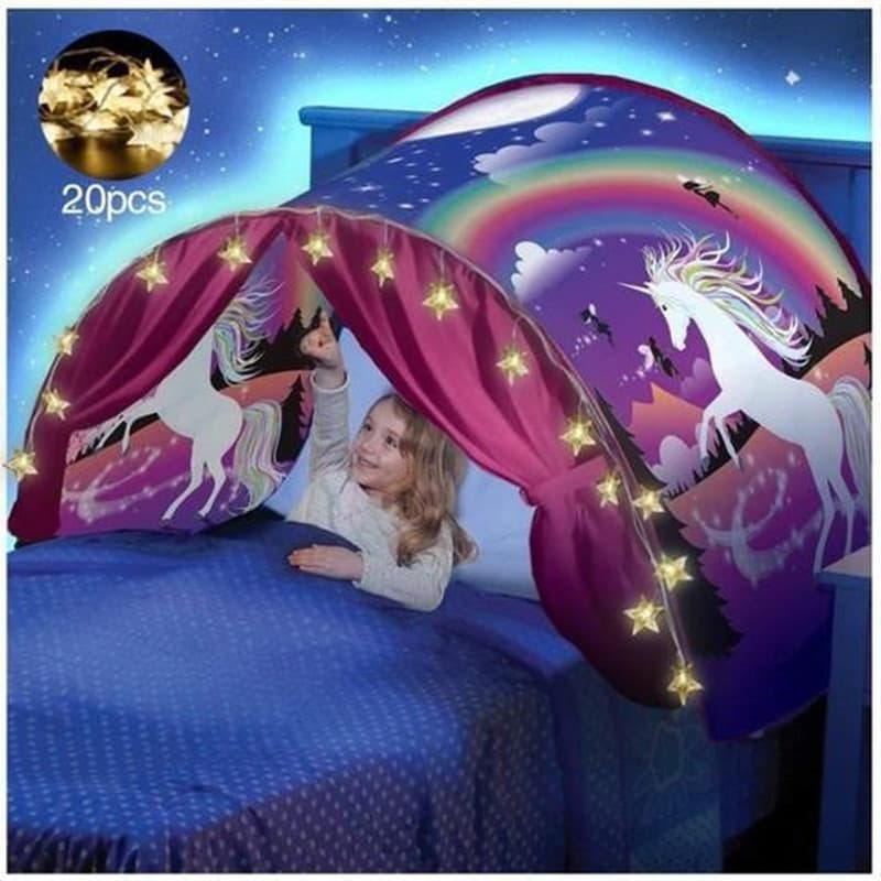 Cross-Border TikTok Hot-Selling Dream Tents, Foldable Children's Tent with Indoor Starry Sky Design