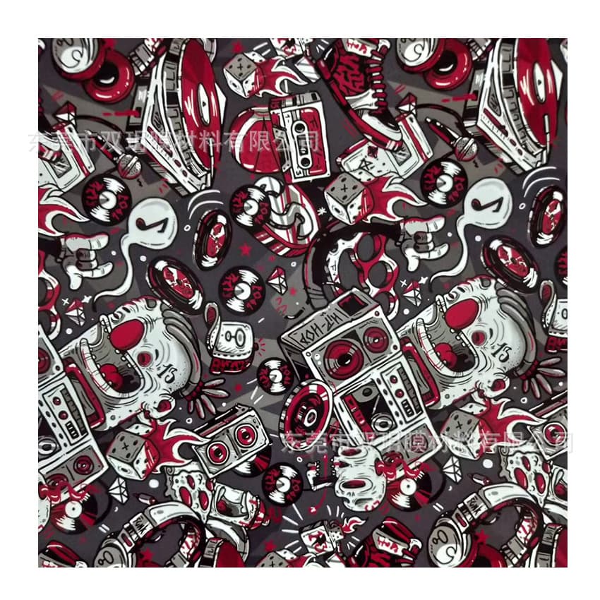 High-Definition PVA Water Transfer Printing Film Wholesale Graffiti Style Water Transfer Film for Hoverboards and Scooters
