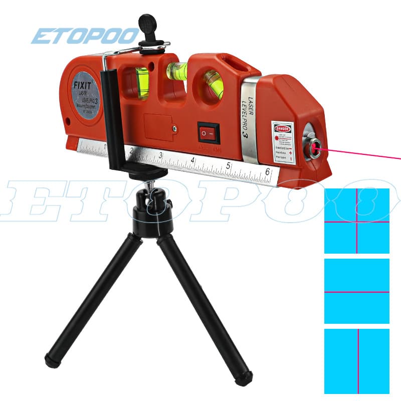 HUOTO Multifunctional Laser Level, 4-in-1 Laser Level with Dots, Lines, and Crosshairs - Bestselling Product
