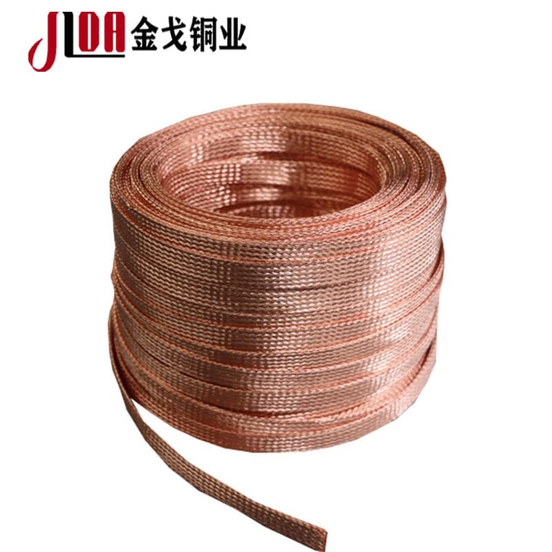 Stock 1.5 sq. mm Bare Copper Strand Ground Wires, Tinned Copper Braids, Various Specifications Copper Braided Strips, Copper Pigtails