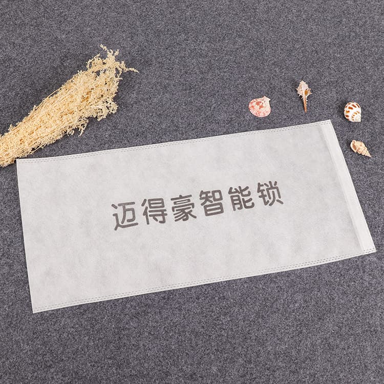 Custom Long Non-Woven Bag Smart Lock Packaging Bag Customized Clothes Bag Dustproof Double Drawstring Storage Bag