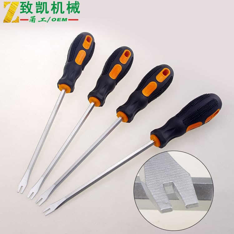 Specialized nail-pulling screwdriver, U-shaped nail puller, flat-gap woodworking tool, open-end batch factory direct sales