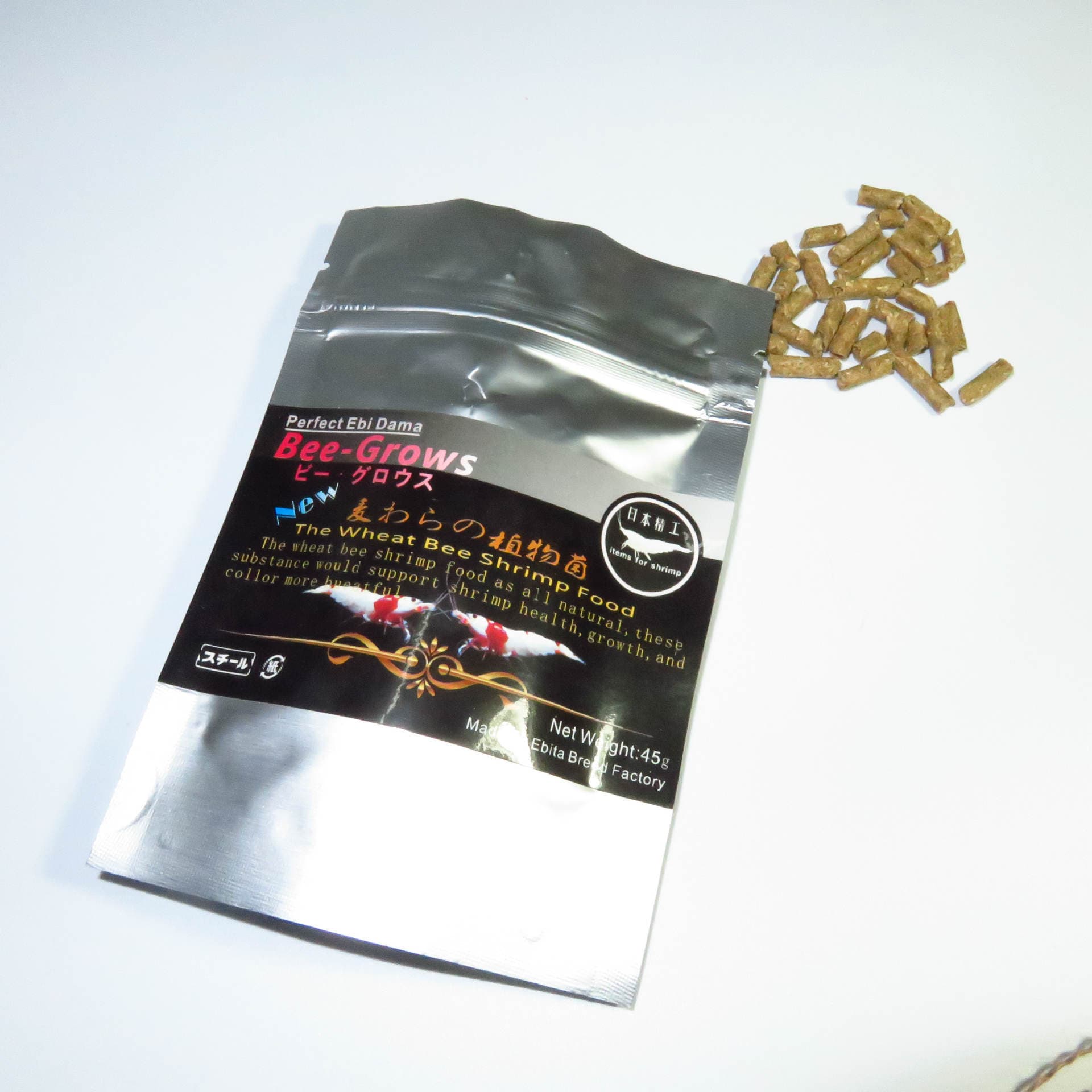 Aquarium Ornamental Shrimp Malt Bacteria Crystal Shrimp Food, Maijing Bacteria Crystal Shrimp Food, Shrimp, 45g Aquarium Fish and Shrimp Food