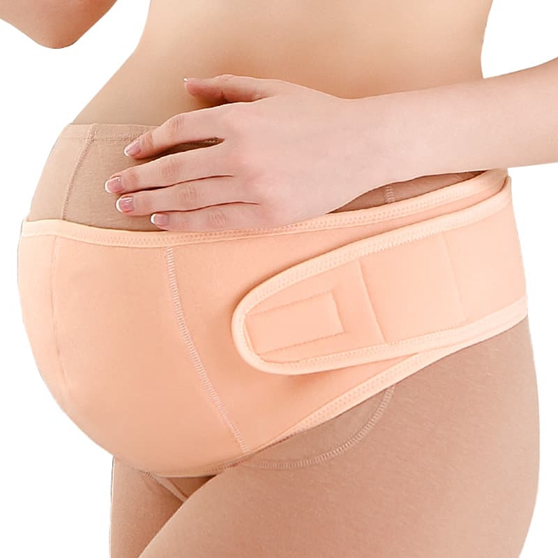 Maternity belly support belt for pregnancy, prenatal and postnatal use, providing abdominal support and safety.