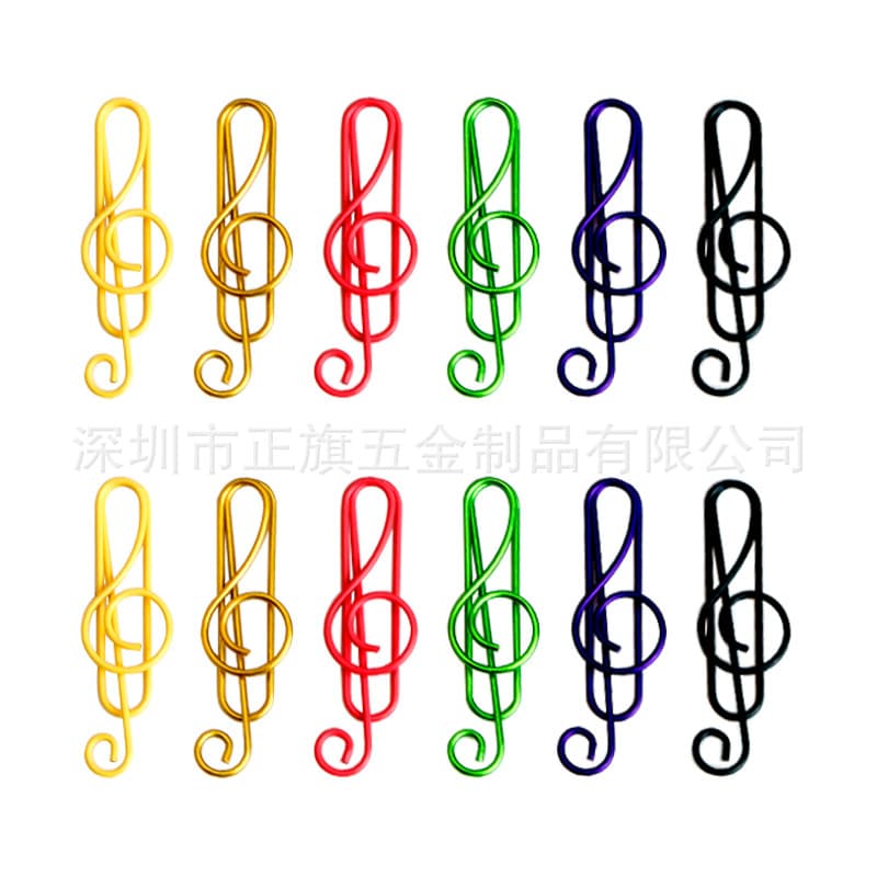 Musical Notes, Colorful Paperclips, Kuromi, Cinnamon, Dog Paperclips, Airplane Cat, Sanrio Paperclips, Crayon Shin-chan Paperclips
