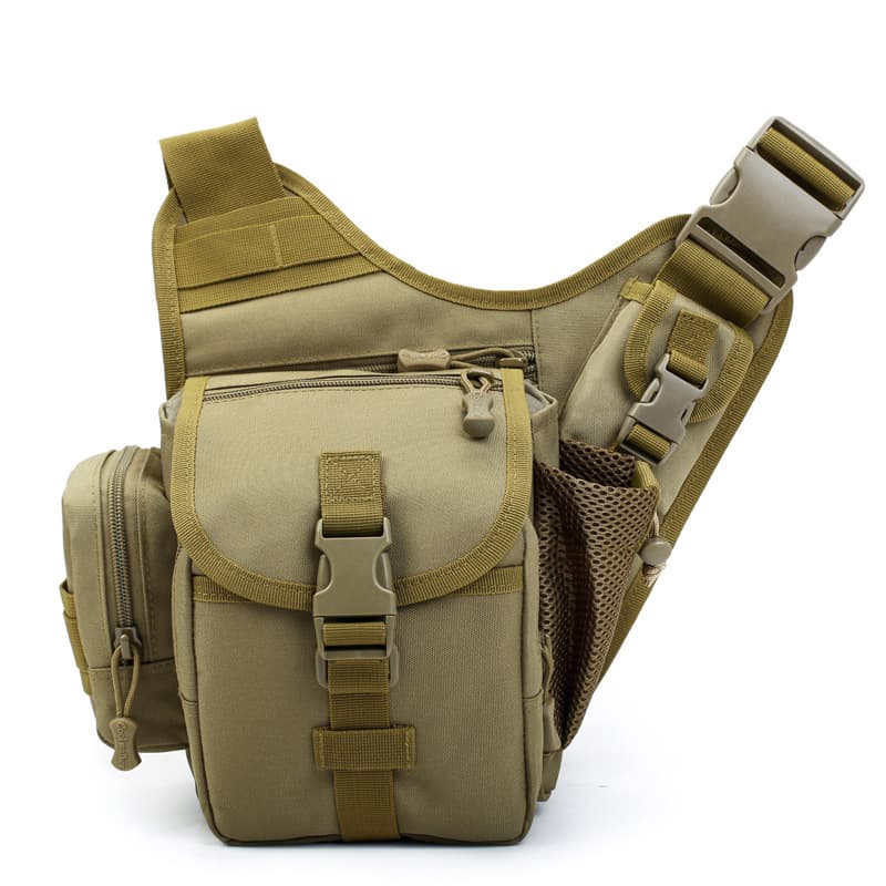 Outdoor Tactical Sling Bag, Super Saddle Bag Backpack, Military Enthusiast Camouflage Travel Pack, Single Shoulder Crossbody