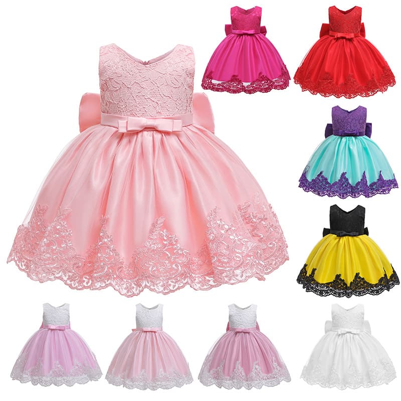 2022 New Style Girls' Summer Princess Dress, Newborn Clothes, Children's Dress, Performance Costume