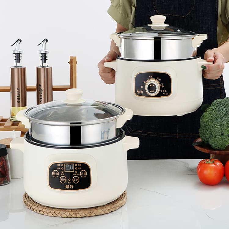 Smart Electric Cooking Pot for Party Hot Pot, Steaming and Boiling All-in-One, Multi-functional Electric Hot Pot, Household Soup Pot with Customizable Logo