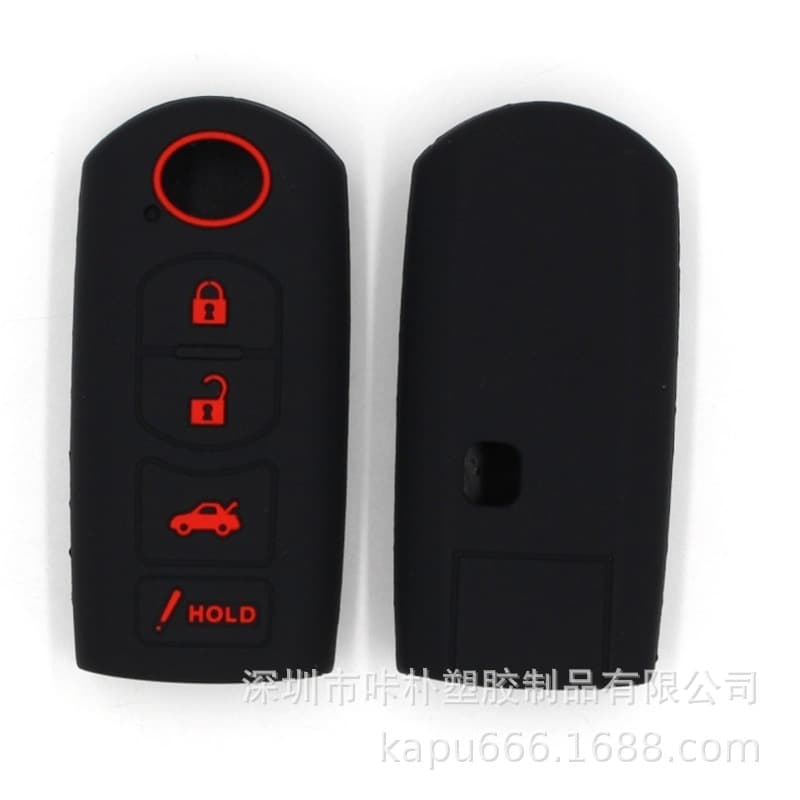 Factory Direct Silicone Key Case Suitable for Mazda Remote Control Bag One-Key Start 4-Button Car Key Case