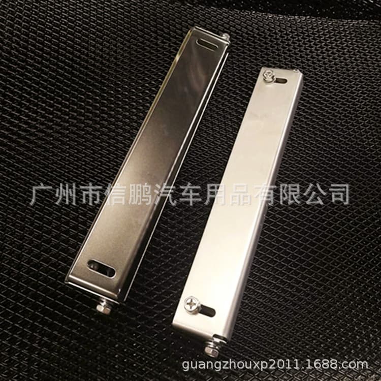 License plate frame 304 stainless steel license plate bracket car front bumper license plate fixed bracket