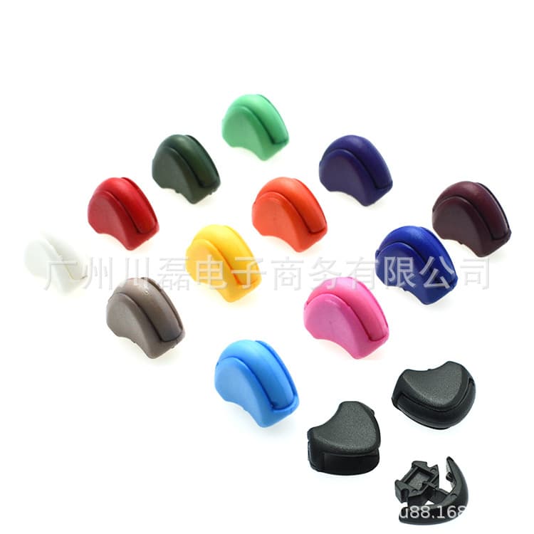 Factory direct sales Colorful plastic tail clips Plastic folding tail clips Plastic rope tail clips Webbing tail clips