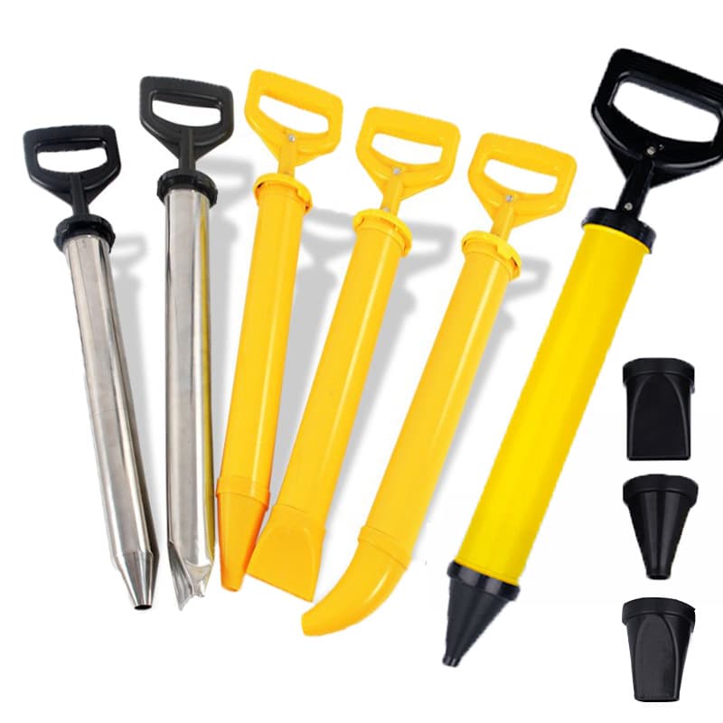 Stainless Steel Cement Gun Concrete Filling Gun Anti-theft Door Injector Window Door Gap Filling Construction Tools