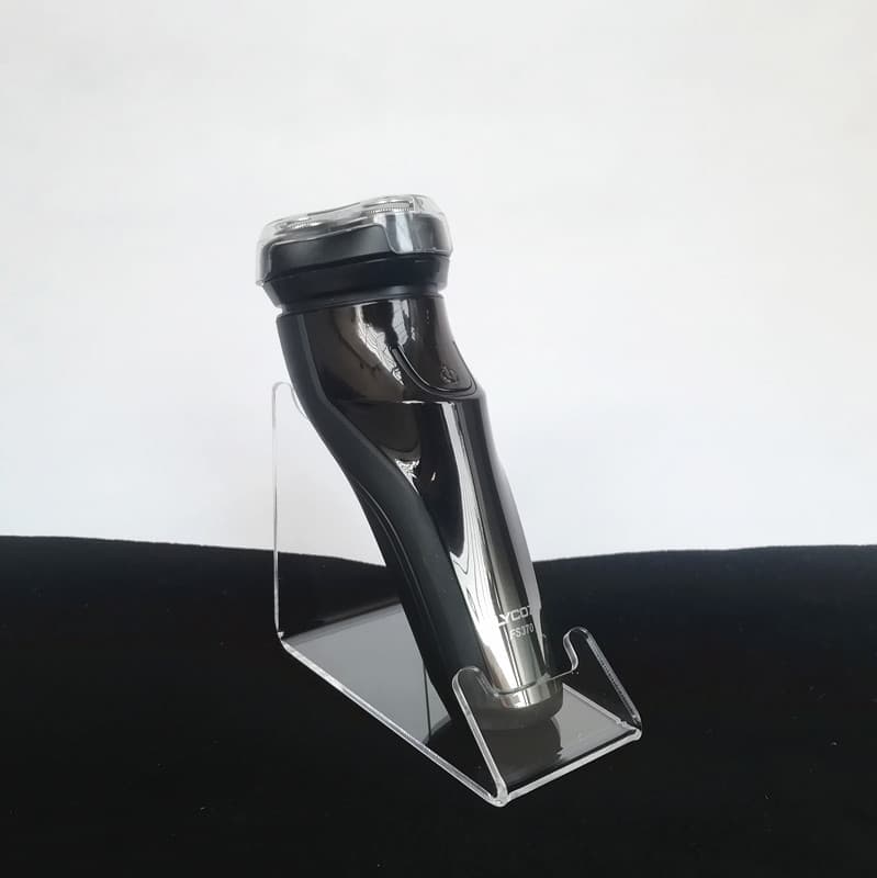 Acrylic nose hair trimmer holder, electric beard razor display stand, multi-head electronic shaver display stand