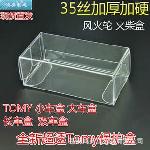 Hot Wheels Matchbox TOMY Small Scale Car Model Protective Case TLV Car Dustproof Box PVC Transparent Storage Box