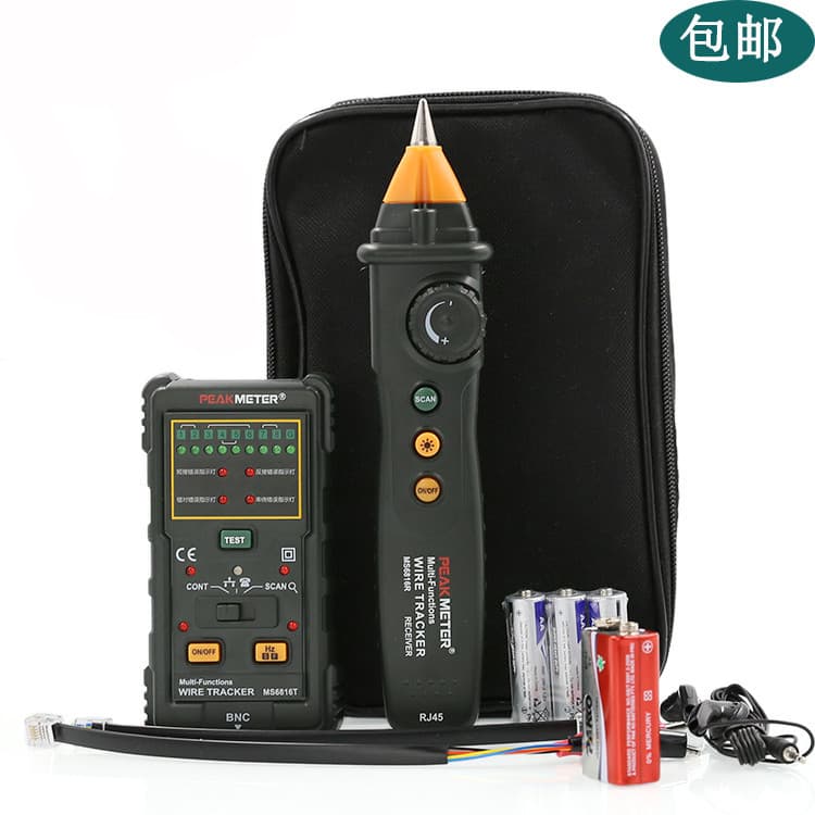 Huayi PM6816 Network Cable Tester & Wire Tracker Anti-Interference Live Wire Tracer Network Cable Tester