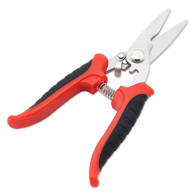 Industrial Multi-Function Electrician Heavy-Duty Sheet Metal Scissors Aluminum Alloy Ceiling Panel Wire Duct Scissors Electrician Scissors Wholesale Stock
