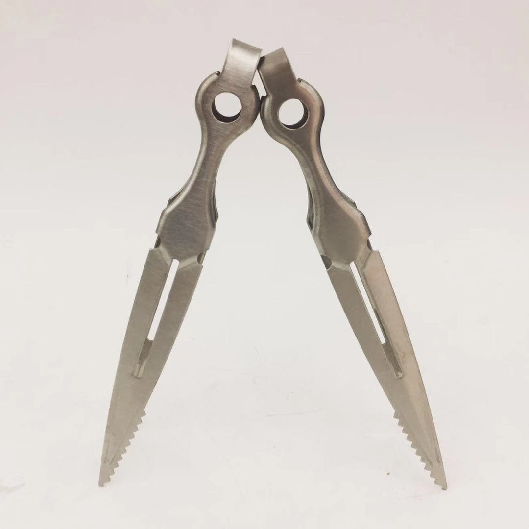 Cross-border hookah factory stainless steel clip metal charcoal clip barbecue clip shisha tong