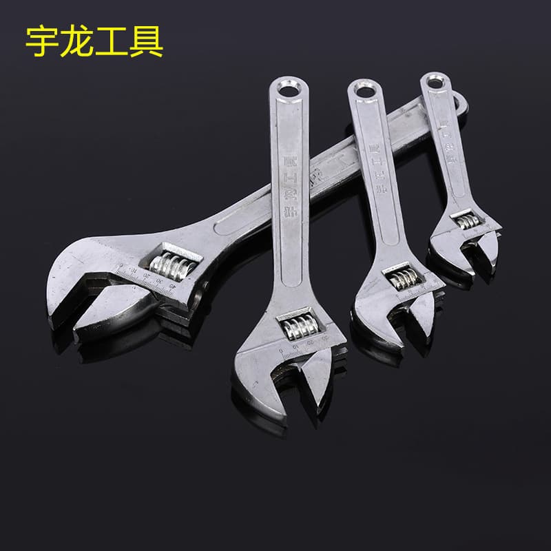 Factory Direct Yulong Forged Steel Adjustable Wrench 8 Inch 10 Inch 12 Inch Universal Wrench