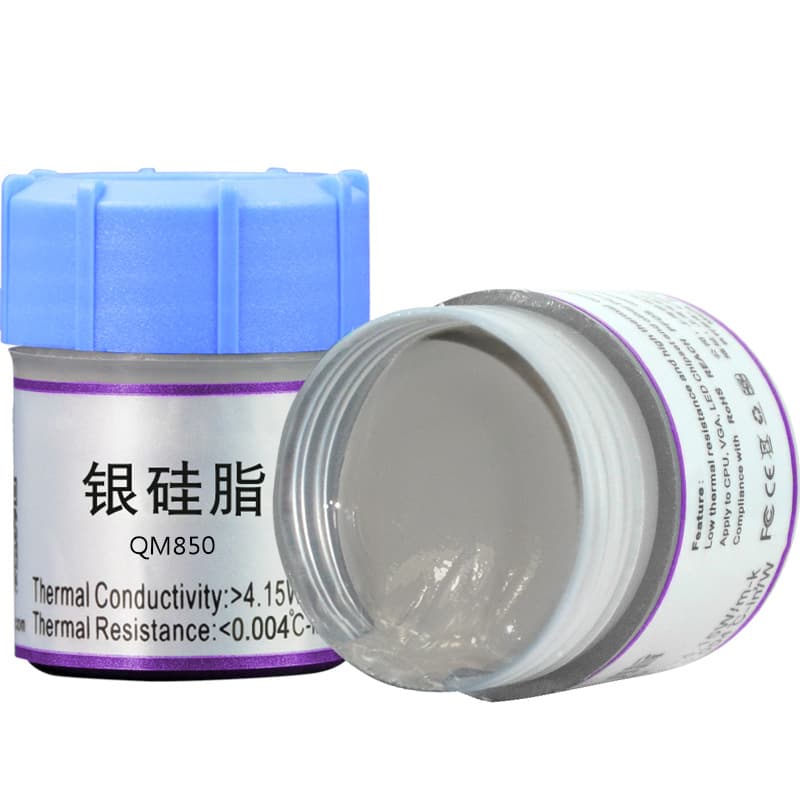 QNPLUM Green Plum QM850/QM950 Silver Silicone Grease High-Power LED Thermal Grease 25g Computer CPU Thermal Paste