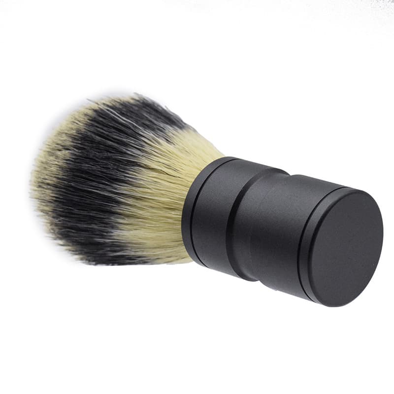 Stainless Steel Beard Brush Shaving Brush Animal Hair Metal Bowl Manual Mixing Foaming Men's Facial Set