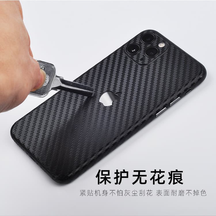 Compatible with iPhone 15 Screen Protector, Apple 12 Back Film, 11 Pro Max Thin Carbon Fiber Full Coverage 13 Edge Wrap 14 Film