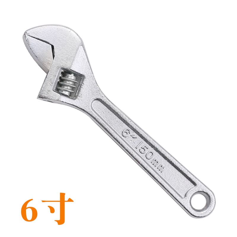 All-Steel 2.5/4/6/8/10/12/15-inch Adjustable Wrench Mini Open-End Wrench Mini Tool Adjustable Wrench