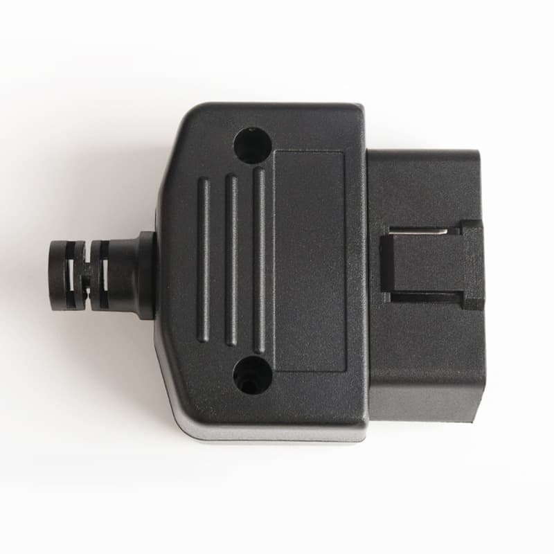 Automobile OBD2 male connector plug + shell + line card + screw OBD plug J1962M