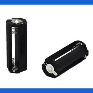 3x AAA Battery Holder, 3 AAA Battery Case, Black Standard 3x AAA Battery Holder