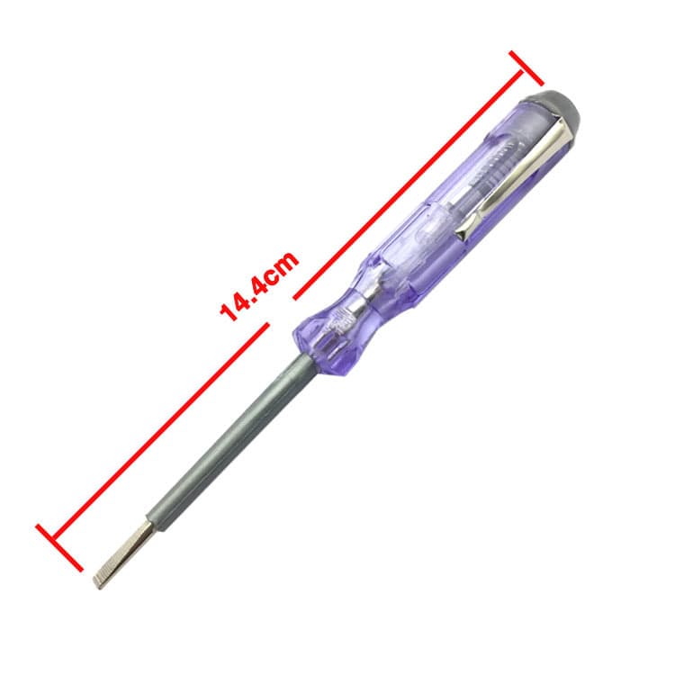Export Voltage Tester Screwdriver Flathead Electrician Test Pen 14cm Leakage Detector
