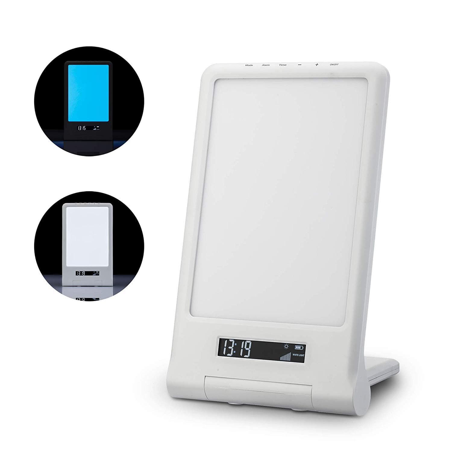 Cross-border private mold certified Happy Light SAD lamp SAD light therapy night light with wake-up light