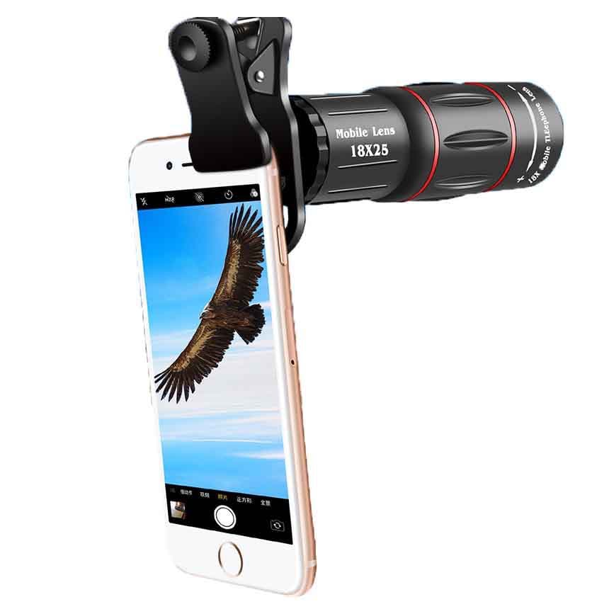 New 18x High Definition Mobile Phone Telescope Lens High Magnification External Long Focus Camera Lens For Photography