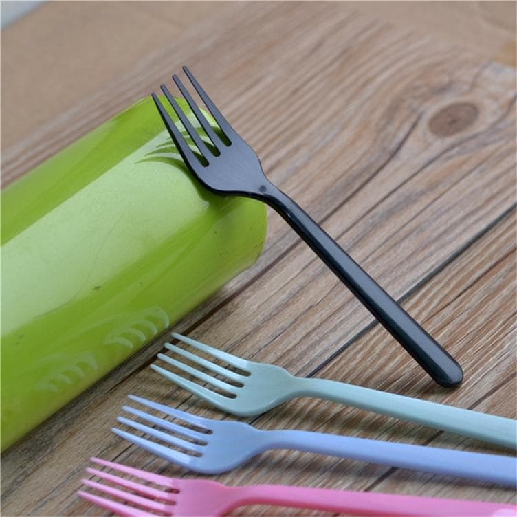 Wholesale disposable plastic forks, four-prong fruit forks, tasting two-prong forks, cake forks and spoons, birthday cake