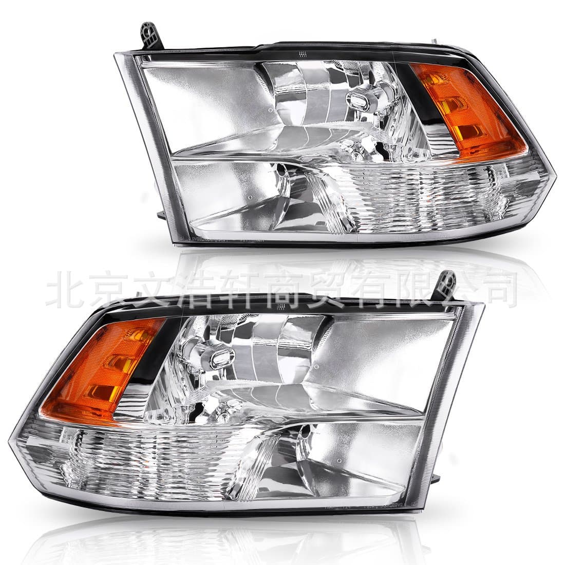 For Dodge RAM Headlight Front Lamp 68096439AG 68096438AG Modified Rally