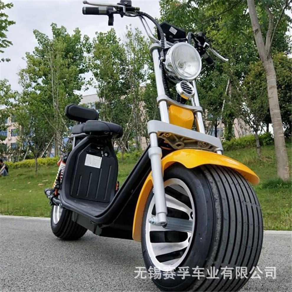 New S11 Harley Electric Scooter Two-Wheel Electric Scooter Dual Front Fork Front and Rear Suspension