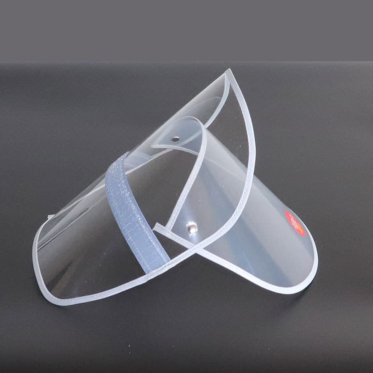 In-stock supply of raincoat accessories, large transparent rainproof plastic brims, raincoat rain shields, special wholesale
