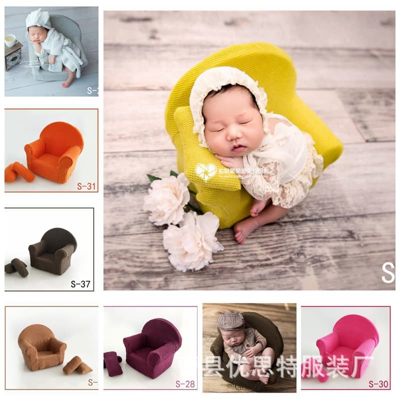 Infant and child photography props Newborn Baitian photo studio props Photo auxiliary props Children's small sofa wholesale