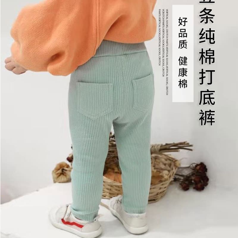 Spring/Autumn New Arrival Boys/Girls Trendy Thin Full Cotton Leggings for 1-7 Years Old, Versatile Outer Wear Big PP Pants
