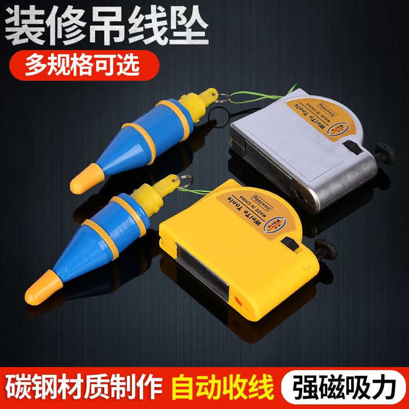 Manufacturer selling construction plumb bob for vertical measurement, magnetic and multifunctional