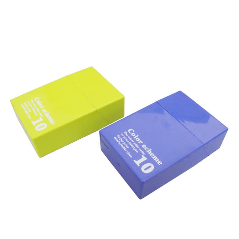 Wholesale Creative Ultra-Thin Plastic Cigarette Case ABS Silicone PP Material Cigarette Case