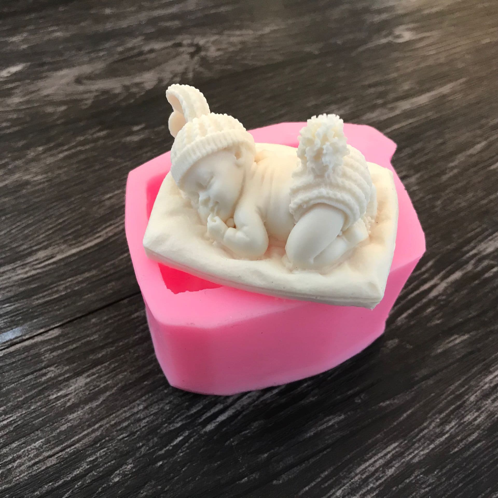 Sleeping Baby Silicone Mold Candle Mold Handmade Soap Mold Decorative Mold