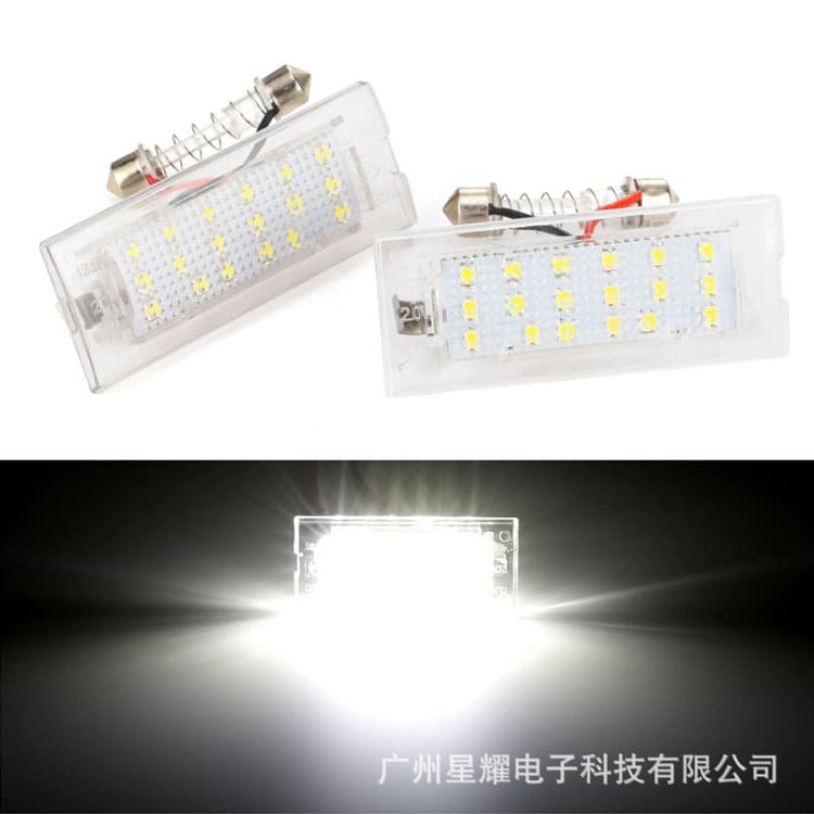 For BMW E53 E83 X5 X3 LED License Plate Light