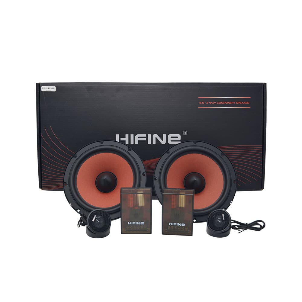 Wholesale 6.5-inch Component Speaker System for Car Audio, Midrange, Tweeter, and Crossover, Plug-and-Play Installation