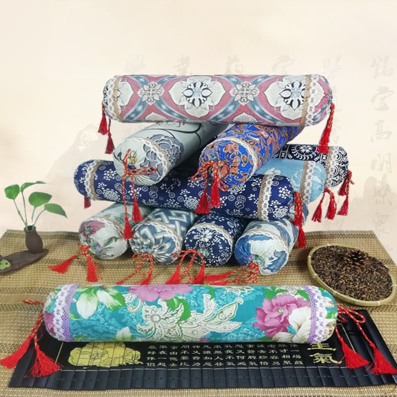 Round Buckwheat Cervical Pillow for Street Fairs and Exhibitions, Candy Pillow Cover, Buckwheat Round Pillow from Direct Manufacturer